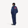 Giacca da tuta da calcio 3B da uomo nel nuovo blu navy scuro