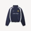 Giacca da tuta da calcio da uomo in blu marino Giacca da tuta da calcio da uomo in blu marino