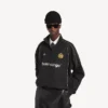 Giacca da tuta da calcio da uomo in nero Giacca da tuta da calcio da uomo in nero