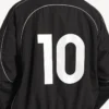 Giacca da tuta da calcio da uomo in nero Giacca da tuta da calcio da uomo in nero