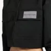 Giacca da tuta da donna corta in nero