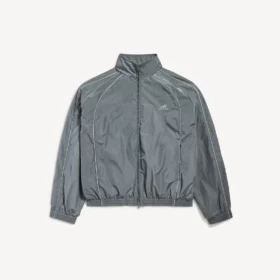 Giacca da tuta da uomo in grigio elefante