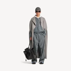 Giacca da tuta da uomo in grigio elefante