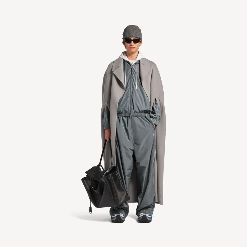 Giacca da tuta da uomo in grigio elefante Giacca da tuta da uomo in grigio elefante