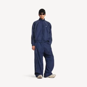 Giacca da tuta da uomo in un nuovo blu navy scuro