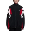 Giacca da tuta reversibile Sporty B “Black Red White” 681445TKO481000