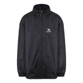 Giacca da tuta sportiva in nylon “Black” 663081TJOB91000