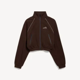 Giacca da tuta techwear da donna in moka