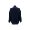 Giacca da uomo Balenciaga con logo, cerniera e collo alto, blu 622002TIO508065