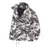Giacca da uomo Balenciaga FW21 con spalle scoperte, grigia 663004TKLD41240