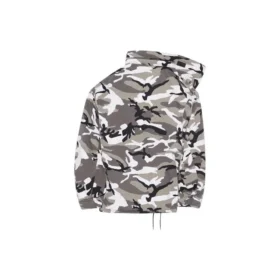 Giacca da uomo Balenciaga FW21 con spalle scoperte, grigia 663004TKLD41240