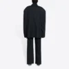 Giacca da uomo Balenciaga FW21 Retro Knit Large, nera 662388TAV041000