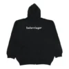 Giacca da uomo Balenciaga SS21 con cerniera e maniche lunghe, nera 641659TIV551070
