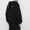 Giacca da uomo Balenciaga SS21 con cerniera e maniche lunghe, nera 641659TIV551070