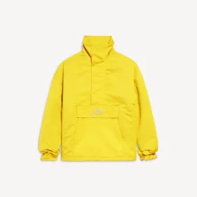 Giacca da uomo con mezza zip, modello “Bodies”, in giallo