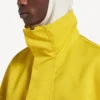 Giacca da uomo con mezza zip, modello “Bodies”, in giallo