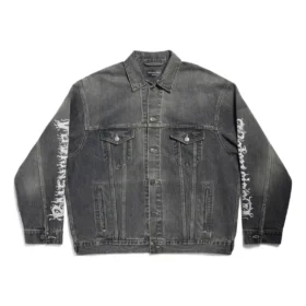 Giacca DIY in metallo, vestibilità ampia “Black” 773804TBP473721