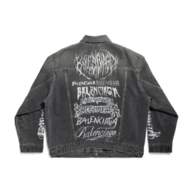 Giacca DIY in metallo, vestibilità ampia “Black” 773804TBP473721