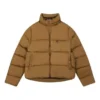 Giacca imbottita BB a trama intrecciata “Brown” 595224TG0262365
