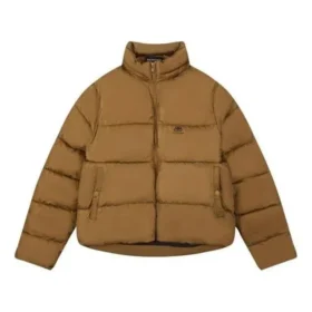 Giacca imbottita BB a trama intrecciata “Brown” 595224TG0262365