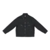 Giacca in Denim 3B Sports Icon, vestibilità larga “Nera” 704298TBP471029