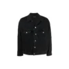 Giacca in Denim BB con effetto spray, vestibilità larga “Dark Grey White” 678354TIWA21440