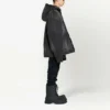 Giacca in Denim con cappuccio e bottoni effetto sbiancato “Black” 724653TNW541129