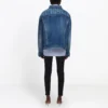 Giacca in Denim con logo “Blue” 557388TBP464773