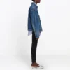 Giacca in Denim con logo “Blue” 557388TBP464773