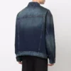 Giacca in Denim con logo ricamato “Blue” 671889TJW754021