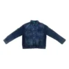 Giacca in Denim con logo sul retro “Blue” 557351TBP484009