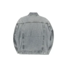 Giacca in Denim con maniche attorcigliate “Blue Skies” 706654TDW144824