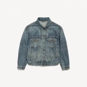 Giacca in denim da donna “Kick” in blu vintage sporco