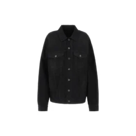 Giacca in denim da Political Campaign con nastro adesivo “Black” 724651TNW111700