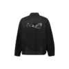 Giacca in denim da Political Campaign con nastro adesivo “Black” 724651TNW111700