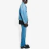 Giacca in Denim da uomo Balenciaga SS21 con logo classico, blu chiaro 657608TDW154307