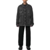 Giacca in Denim imbottita Mirror “Grigio scuro” 735744TBP471270