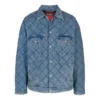 Giacca in Denim imbottita oversize “Blu” 646923TDW154762