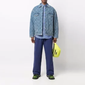 Giacca in Denim imbottita oversize “Blu” 646923TDW154762
