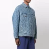 Giacca in Denim imbottita oversize “Blu” 646923TDW154762