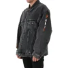 Giacca in Denim oversize Metallica “Washed Black Orange” 694504TBP471055