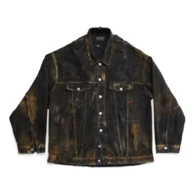 Giacca in Denim oversize “Nera” 748022TBP471363