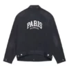 Giacca in Denim oversize “Washed Black White” di Cities Paris 690198TBP479034