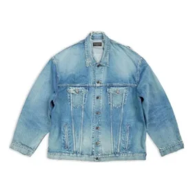 Giacca in denim strappato “Blue” 727840TNW014268