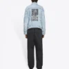 Giacca in Denim unisex FW21 con logo, blu 664329TBP488961