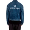 Giacca in Denim vestibilità ampia “Blue” 643398TJW214254