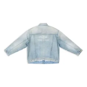 Giacca in denim vintage 3B Sports, vestibilità larga “Light Blue” 704299TJW798469