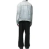 Giacca in denim vintage 3B Sports, vestibilità larga “Light Blue” 704299TJW798469