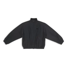 Giacca in nylon da tuta Sporty B Oversized “Black” 706440TKO481000