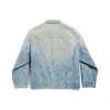 Giacca oversize Bal Diagonal Allover “Denim giapponese anellato azzurro” 773616TPW534868